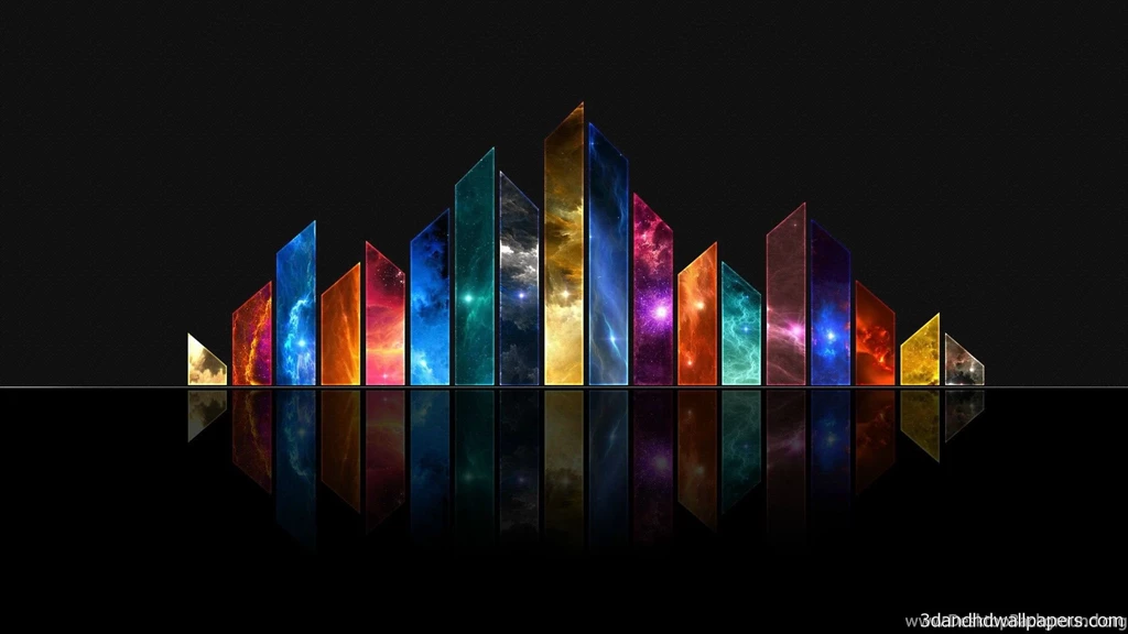Black Backgrounds Colour Glass Design HD Wallpapers ...