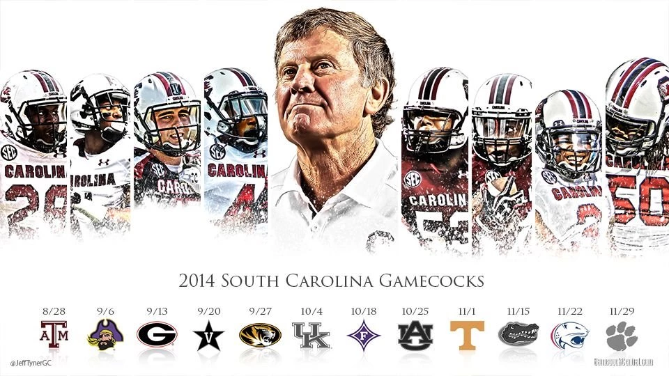 New 2014 Schedule Wallpapers — GamecockCentral.com
