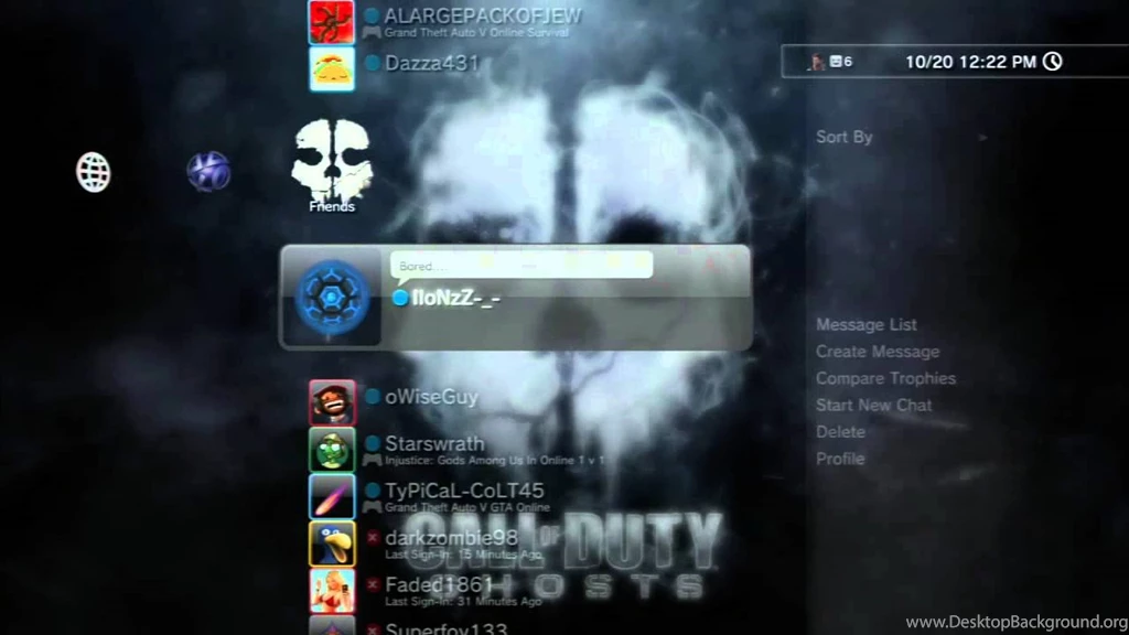 Call Of Duty Ghosts Backgrounds For PS3 [Download Link In ...