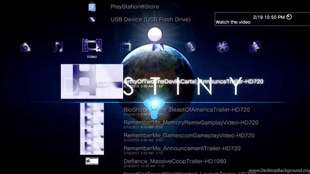 DESTINY Dynamic Theme Ps3 (Preview) + Download Link YouTube