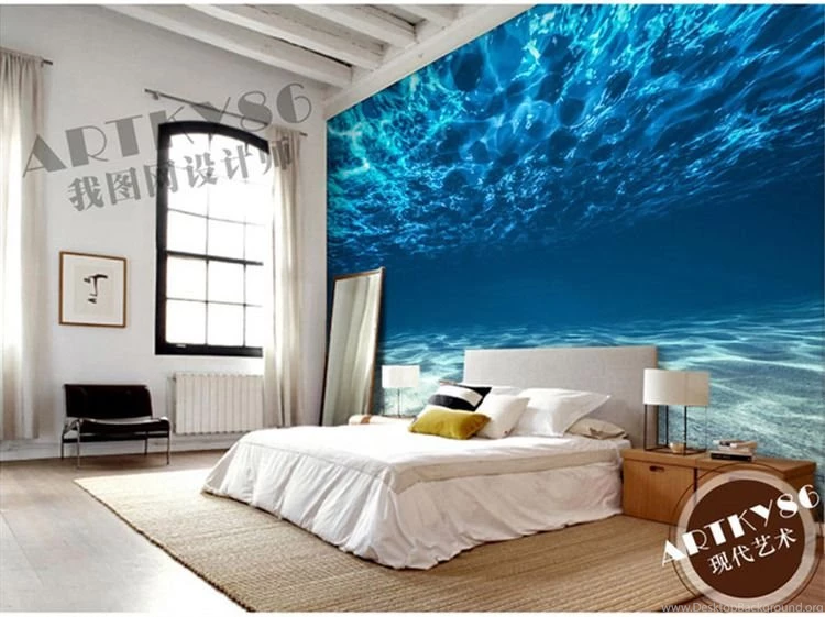 Charming Deep Sea Photo Wallpapers Custom Ocean Scenery Wallpapers ...