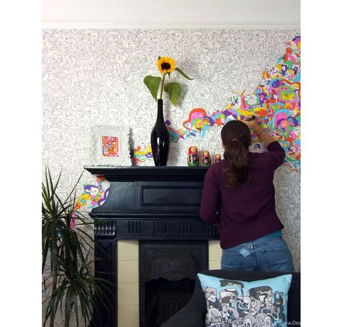 Colour In Wallpapers By Artist John Burgerman