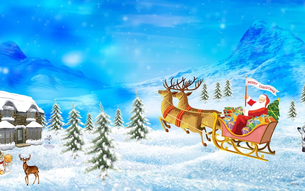 Merry Christmas 2014 HD Wallpapers 3d Gif Animated Images, Pics ...