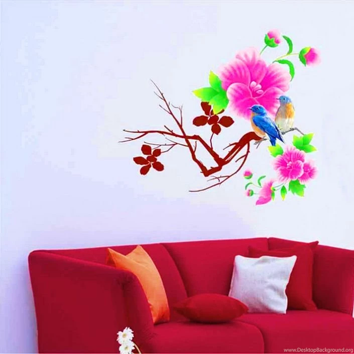 Popular Flower Art Wallpaper Buy Cheap Flower Art Wallpapers Lots ...