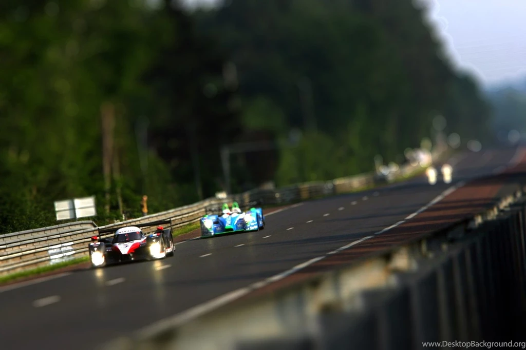Le Mans, Peugeot, Race, Tilt shift :: Wallpapers