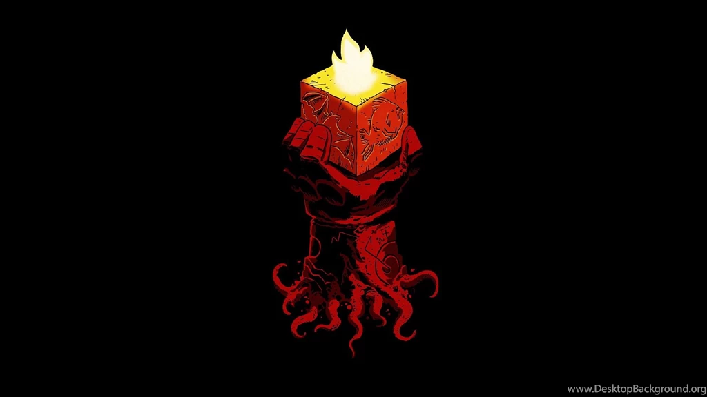 Minimalism, Hellboy, Comics Wallpapers HD