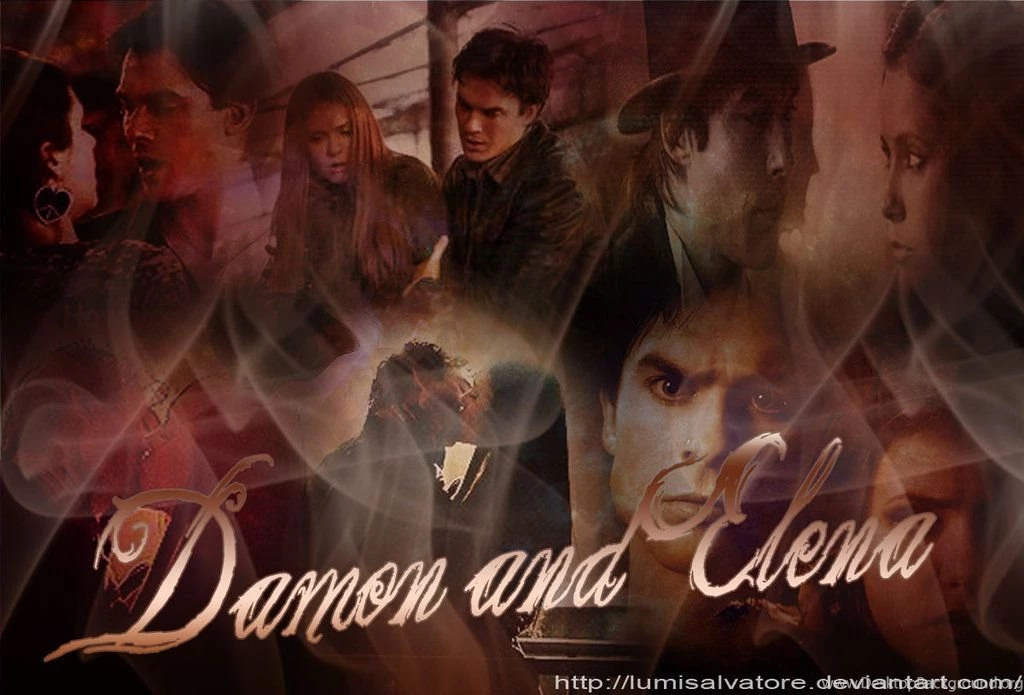 Wallpaper de damon and elena By Lumisalvatore On DeviantArt