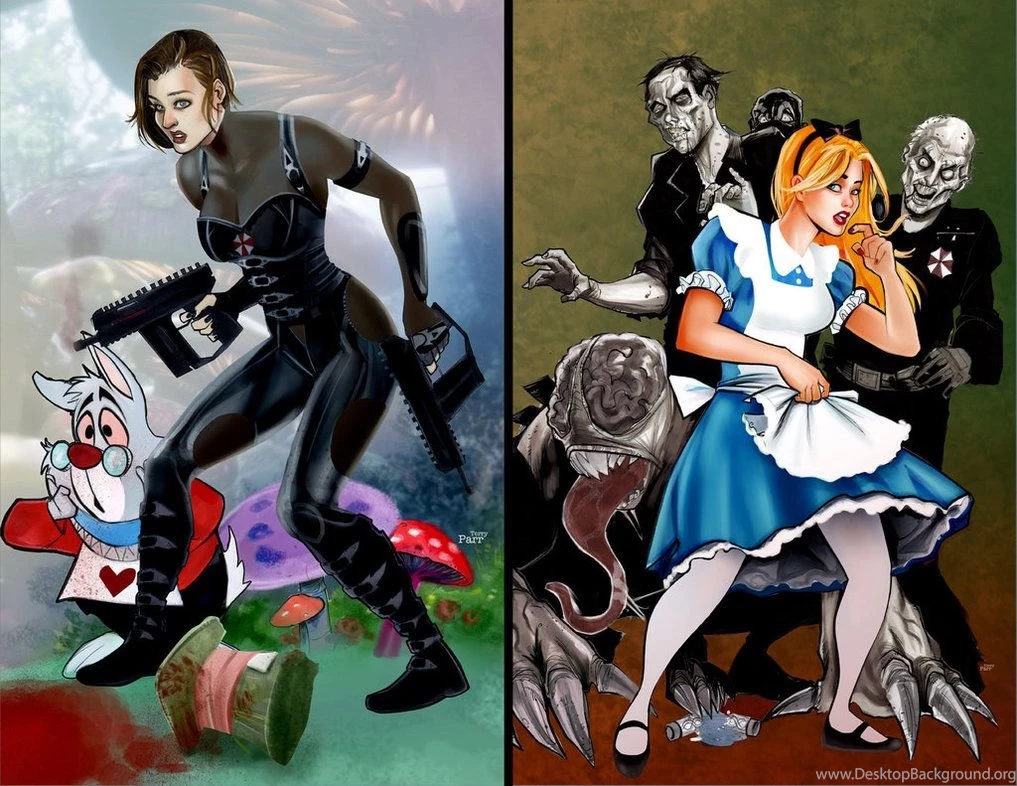 Alice In Wonderland/Zombieland By DarthTerry On DeviantArt