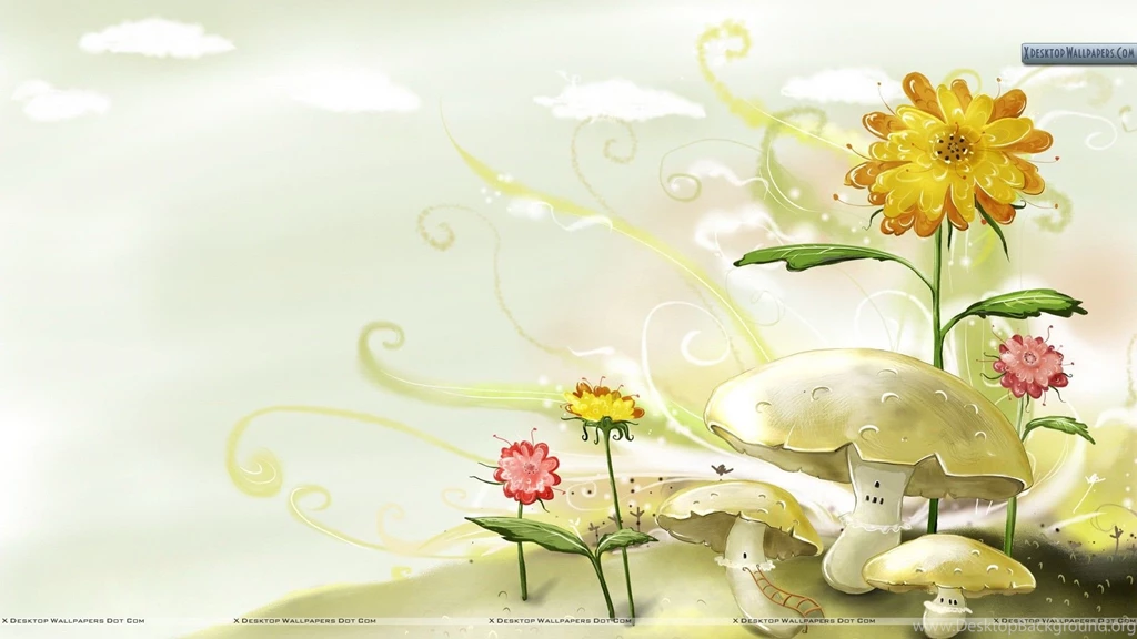 Flowers Draw & Designing By Hand Wallpapers