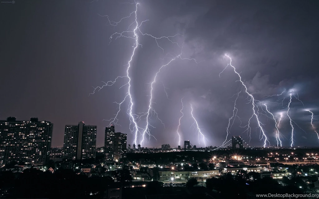 Gallery For Lightning City Wallpapers
