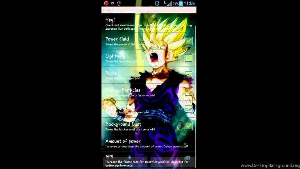Super Saiyan 2 Android Live Wallpapers YouTube