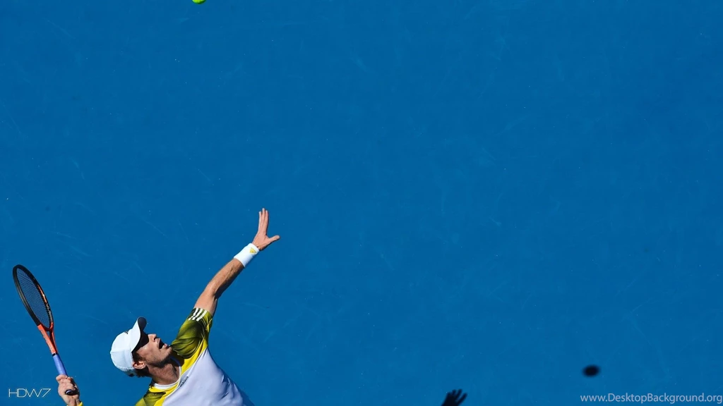 Andy Murray Serving Blue Tennis Hard Court Full Hd
