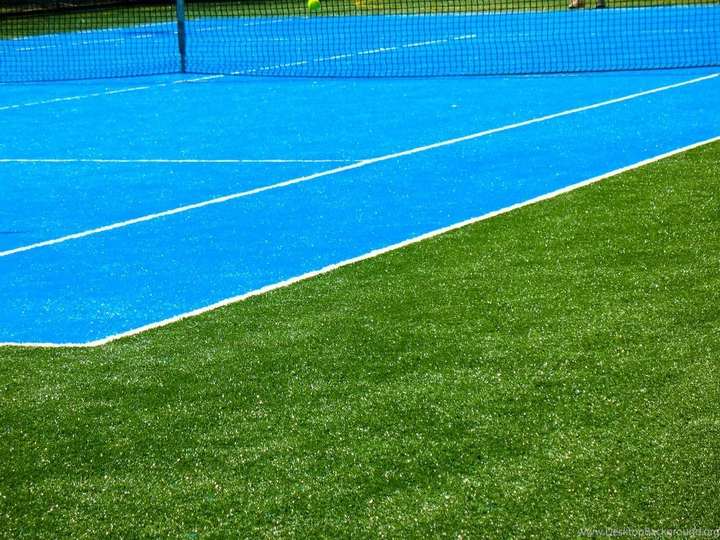 Blue Tennis Court
