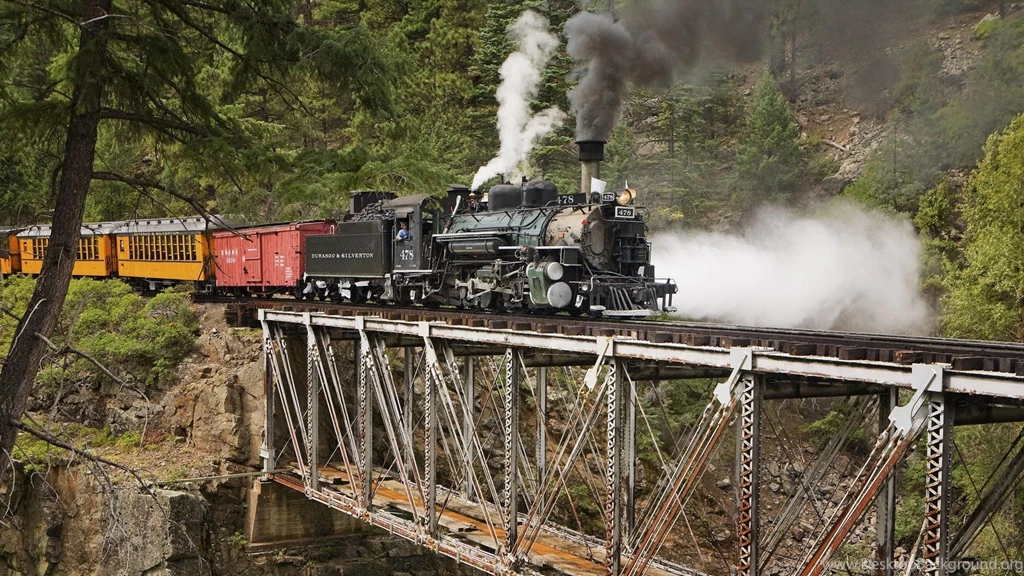 Colorado Steam Engine Bridge HD Wallpapers