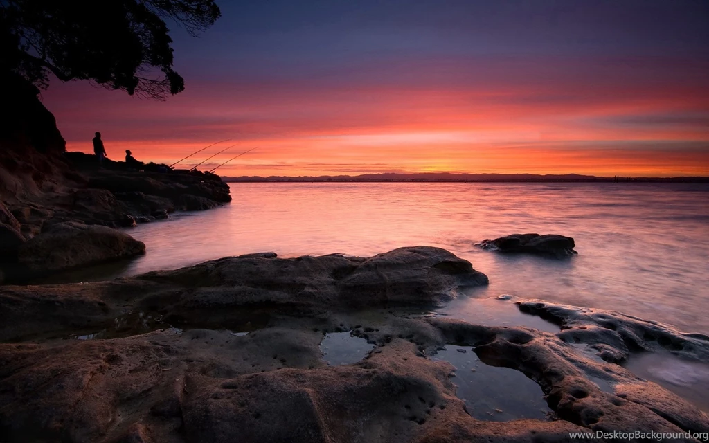 Desktop, Backgrounds, Wallpapers, Dakota, Sunrise, Misty, Sunset ...