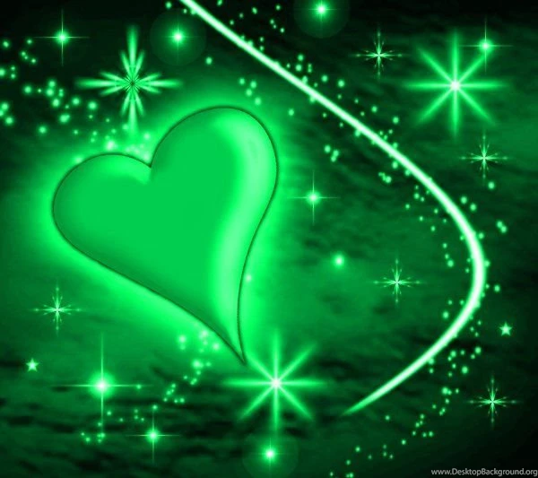 Green Heart With Plasma Stars Backgrounds 1800x1600 Backgrounds ...