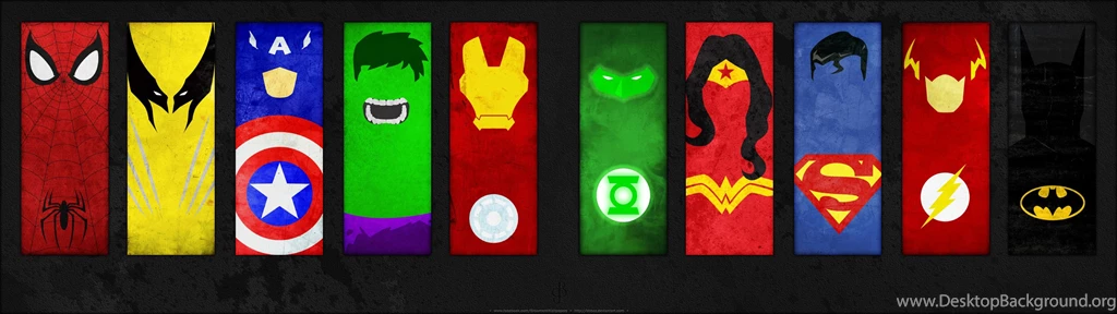 DC Marvel Minimalistic Dual By Bbboz On DeviantArt