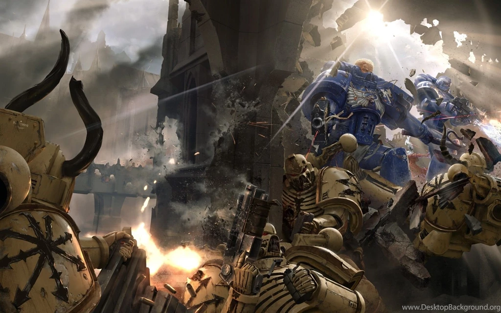Warhammer 40000, Ultramarines, Battles, Light, Sunshine, Fight ...
