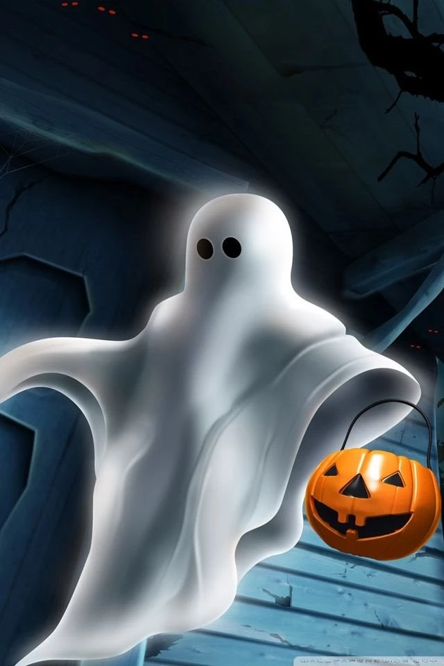 Halloween Ghost HD Desktop Wallpapers : Widescreen : High ...