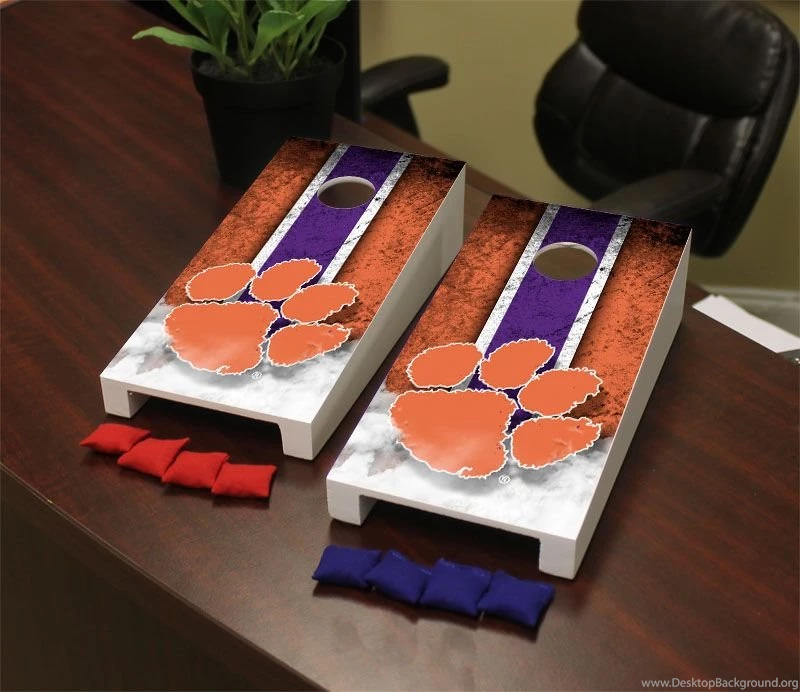 Clemson University Tigers Cornhole Games