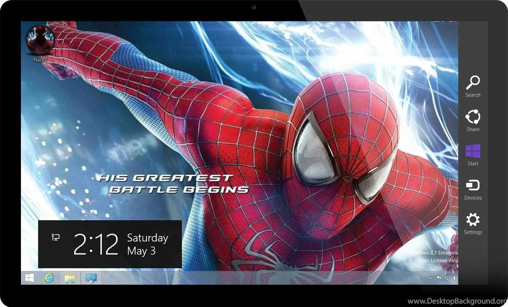 The Amazing Spider Man 2 Theme For Windows 7 And Windows 8