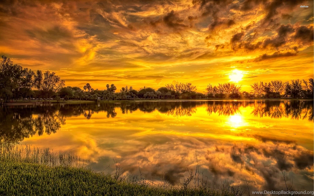 Sunset Wallpapers 2560X1600 Lake Summer