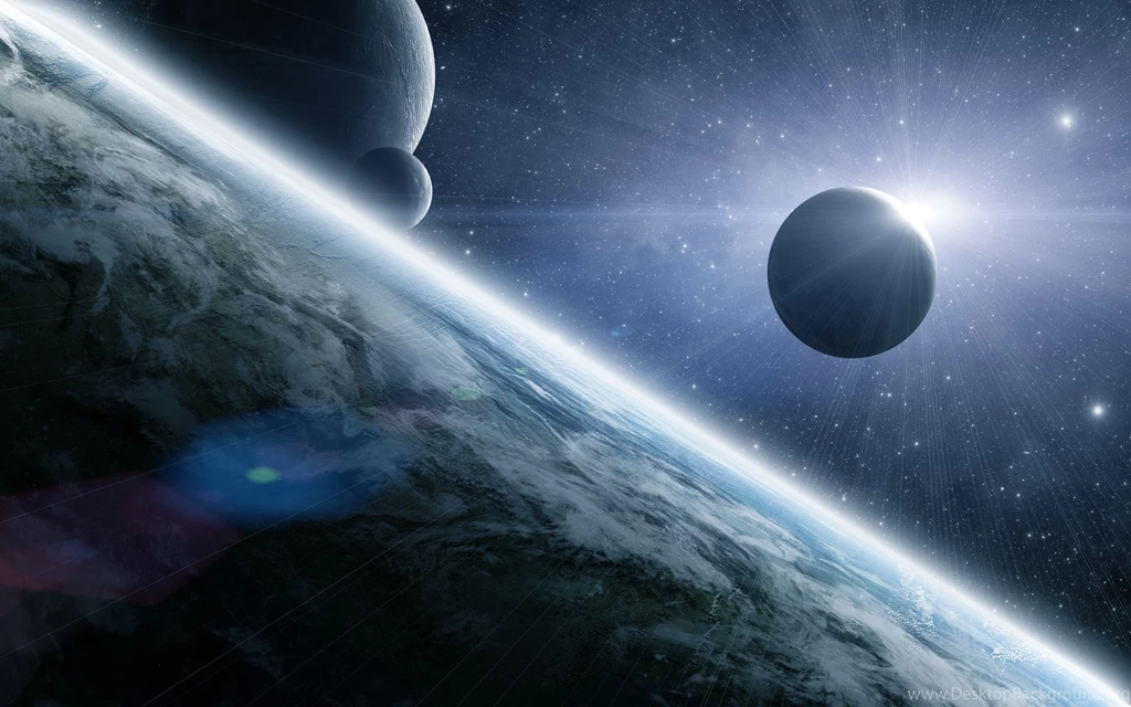 2560x1600 Surface, Satellite, Planet, Eclipse, Space, Star ...