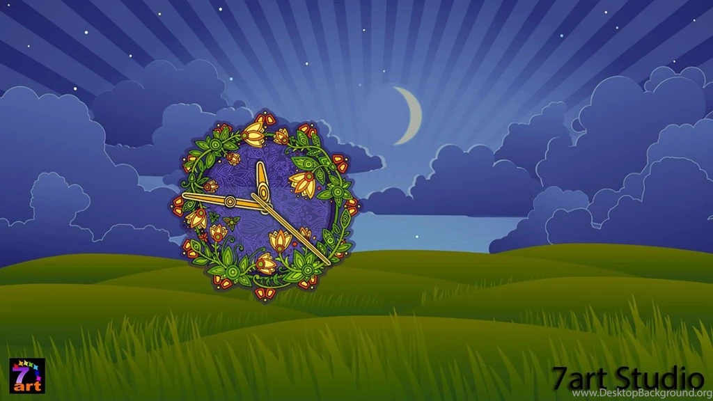 Dream Night Clock Live Wallpapers Freeware Version 1.2 By 7art ...
