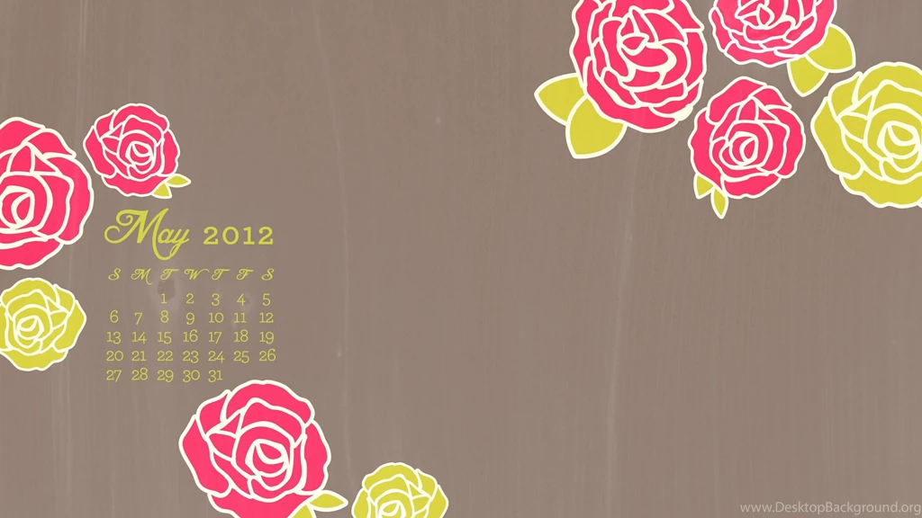 May 2012 Desktop, iPhone & iPad Calendar Wallpapers   Sarah Hearts
