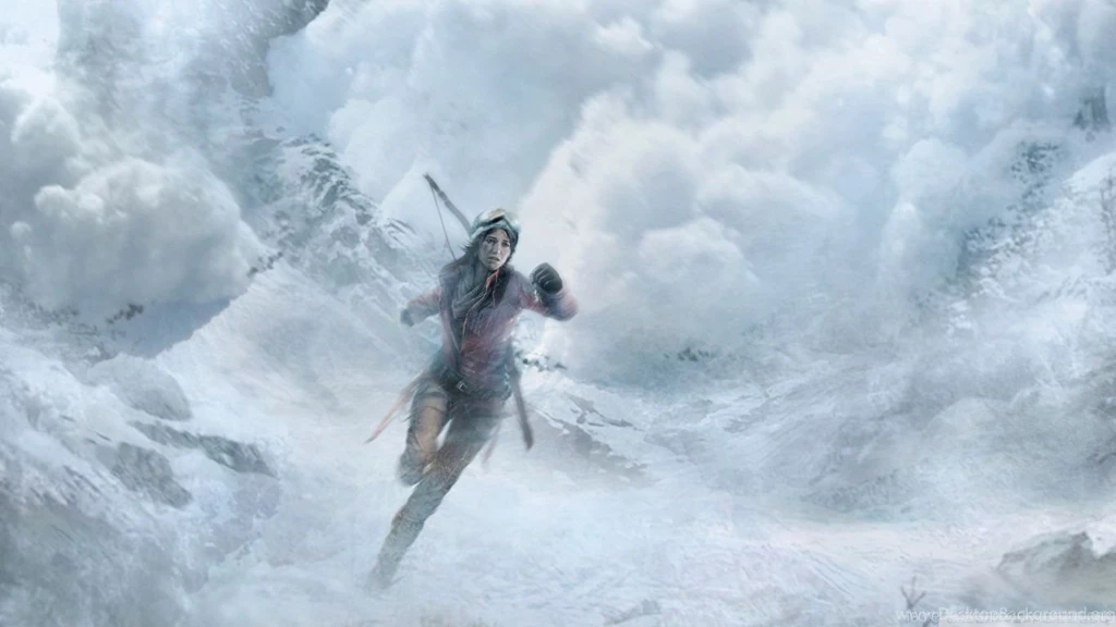 Rise Of The Tomb Raider Snow Avalanche HD Desktop Wallpapers ...