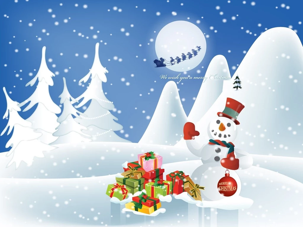 Christmas Winter Season Cartoon Wallpapers HD