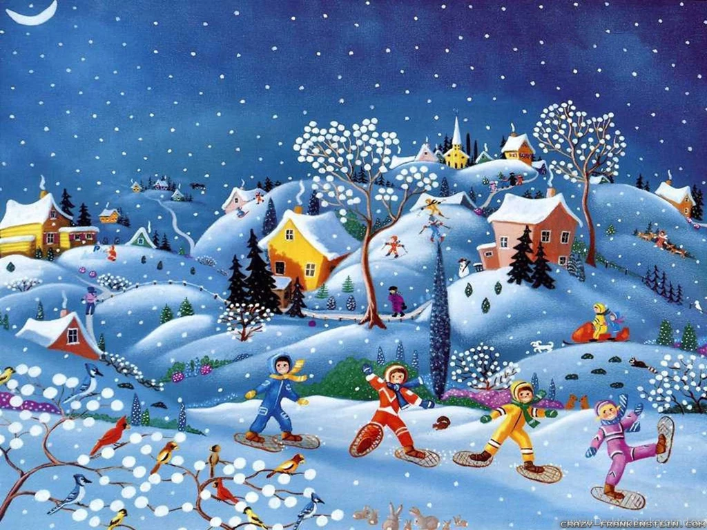 Winter Christmas Wallpapers 3 Crazy Frankenstein