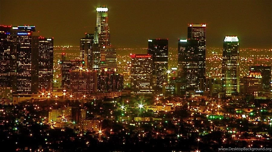 Los Angeles Skyline Night By RenaissanceNoir On DeviantArt