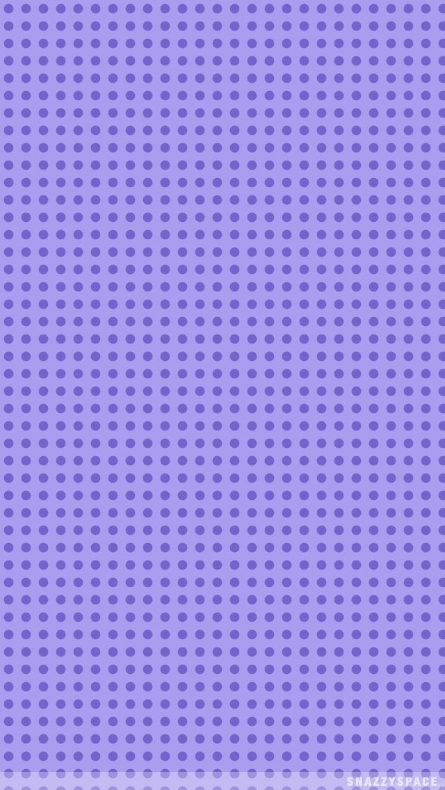Purple Polka Dots iPhone Wallpapers