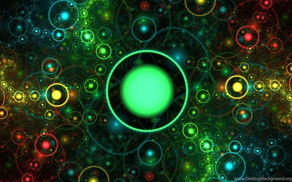 Gambar Cahaya Lingkaran Abstrak Cantik