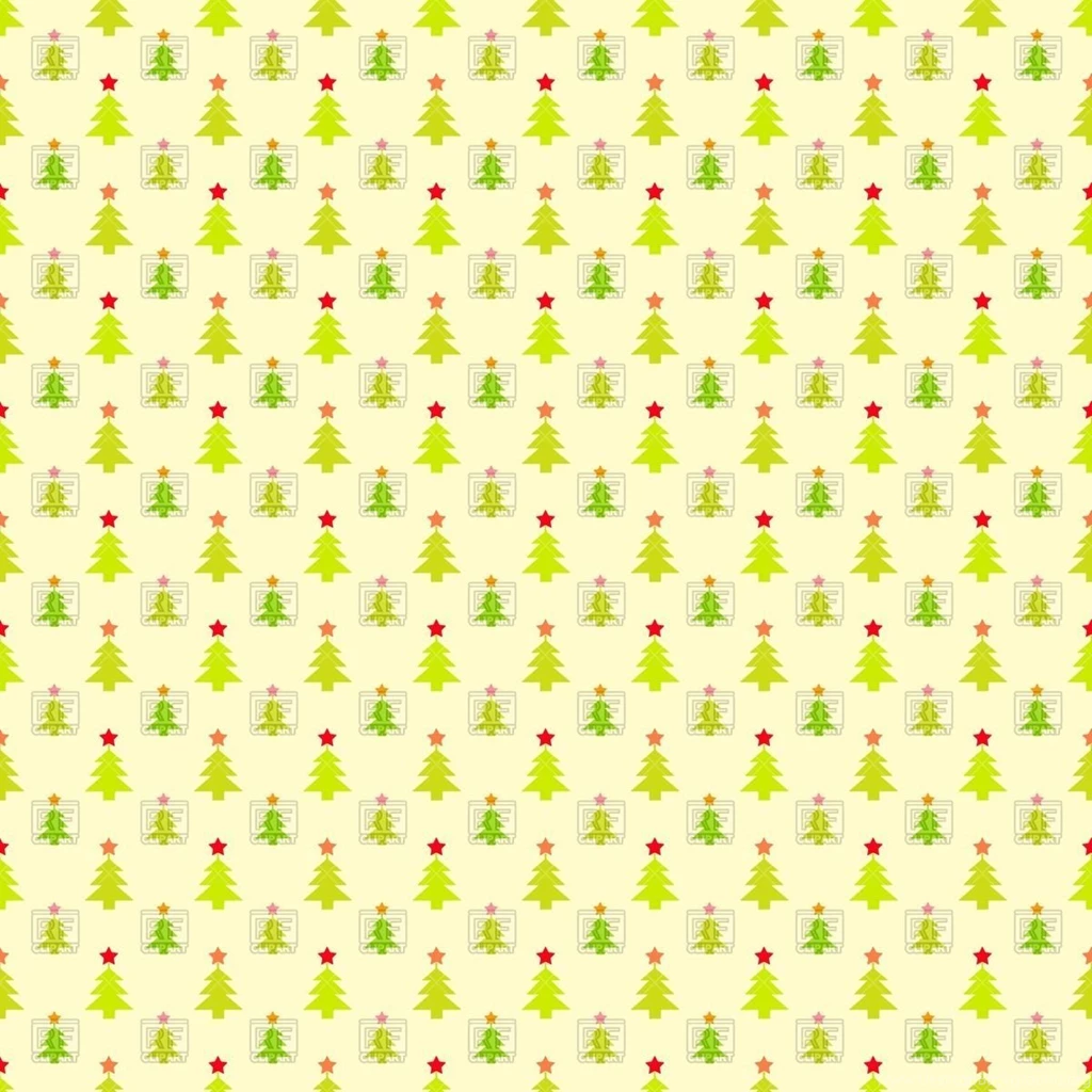 Endless Vintage New Year Wallpapers With Pattern Of Cartoon ...