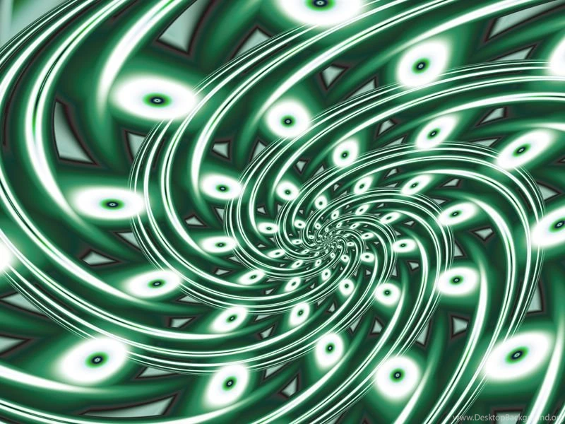 Fractal Art By Vicky, Green Vortex Wallpapers