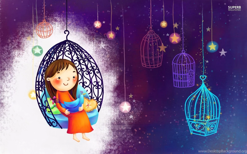 Sitting In A Birdcage Wallpapers   Digital Art Wallpapers