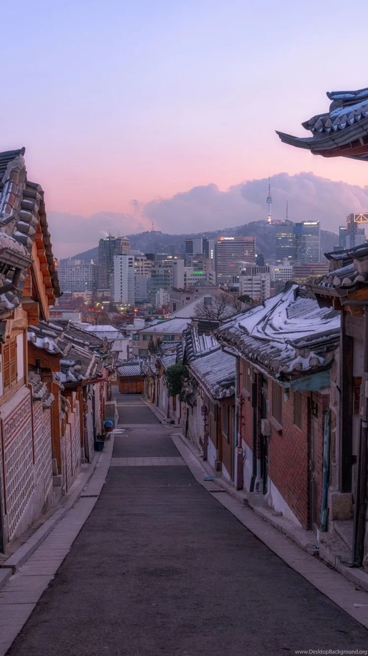 Seoul Korea Wallpapers HD Backgrounds Download Mobile iPhone 6s ...