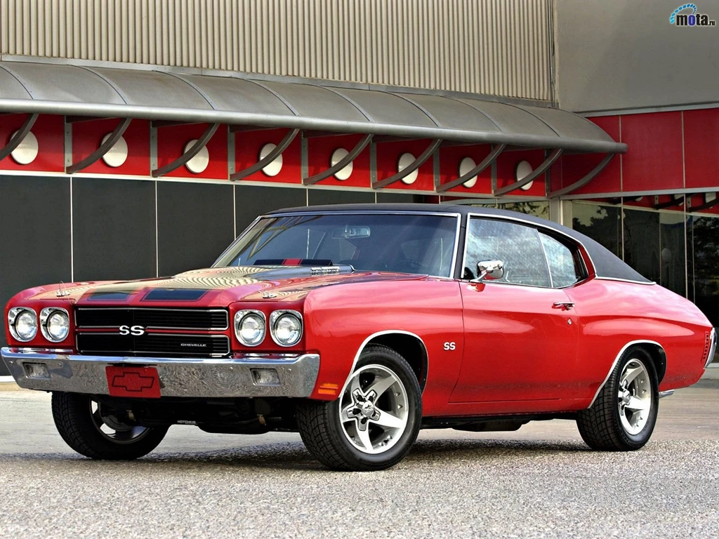 Wallpapers Red, Chevrolet, Chevrolet Chevelle, Chevrolet Chevelle SS.