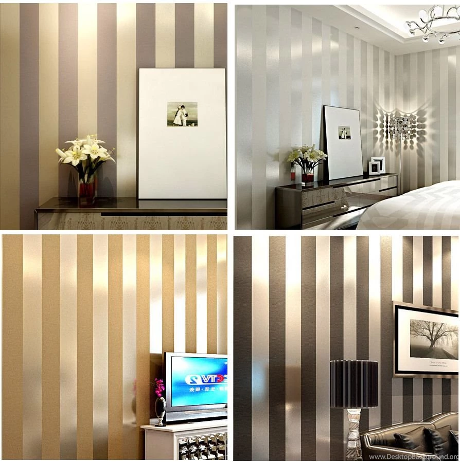 Popular Black White Stripe Wallpaper Buy Cheap Black White Stripe ...