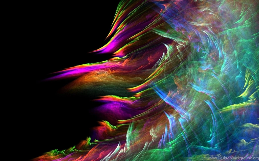 Abstract Paintings Multicolor Rainbows Wallpapers
