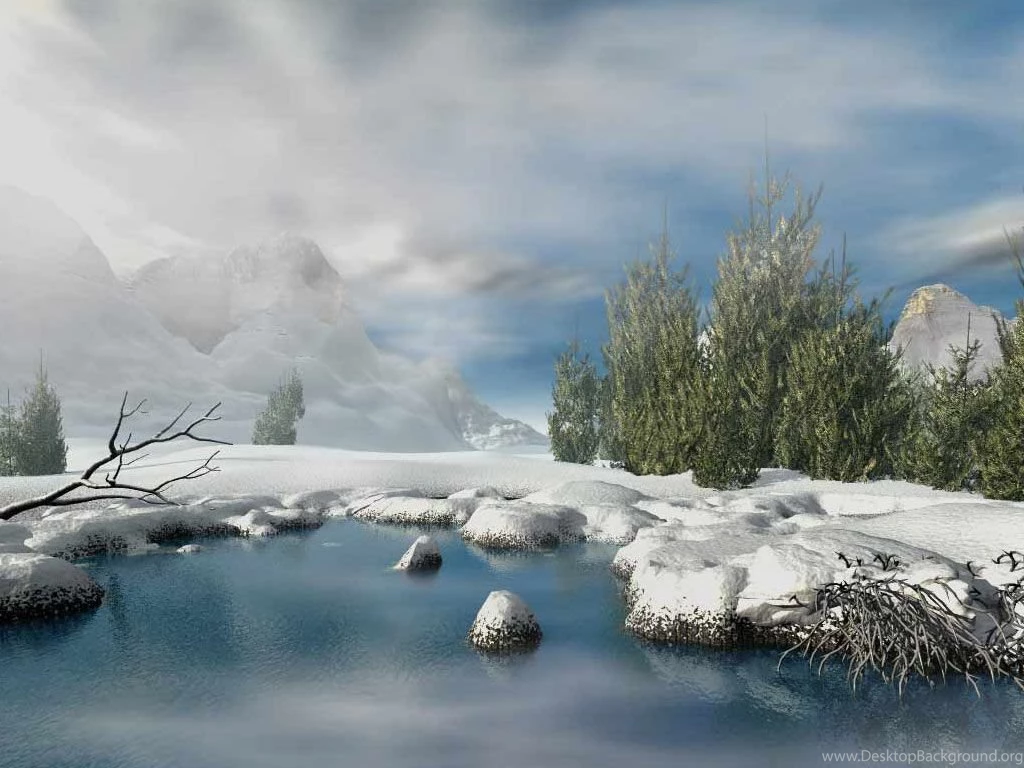 Desktop Backgrounds Wallpapers PC 3d graphics Winter Time