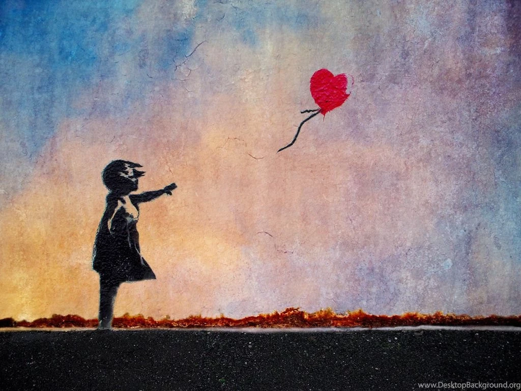 DeviantArt: More Like Banksy's Balloon Girl 1 By Fruitnats