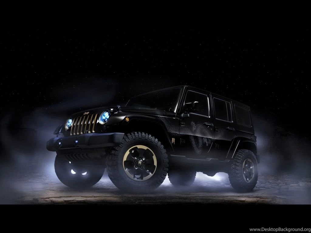 1024x768 Jeep Wrangler Dragon Design Concept Static Side Angle ...