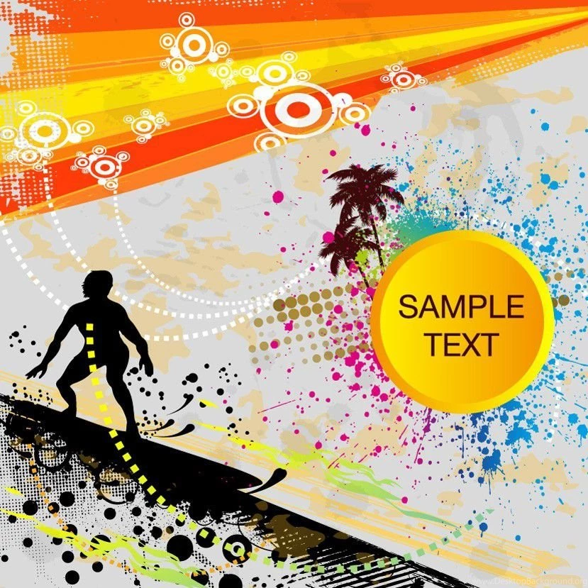 Soak Up The Summer With These 10 Summer Vector Backgrounds! Vectips