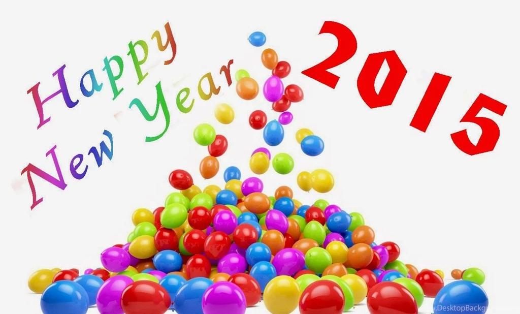 Ballon And Happy New Year 2015 Wallpapers Free