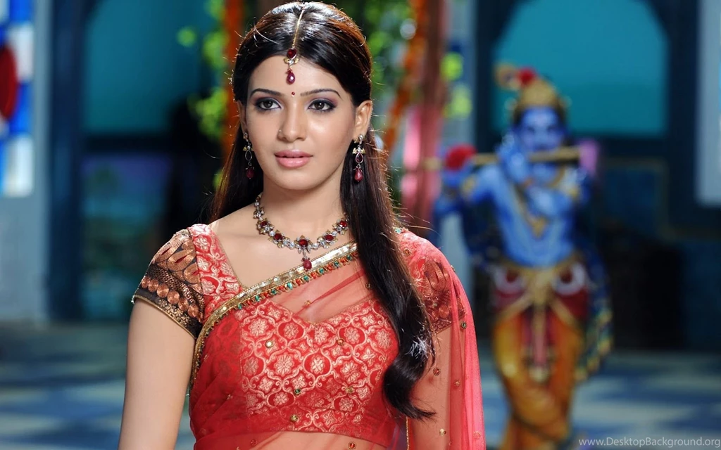Samantha Ruth Tamil Actress In Saree