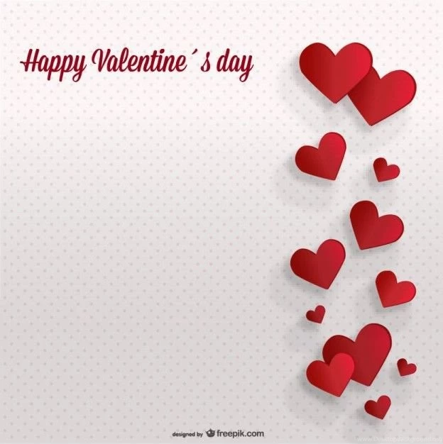 Valentine's Day Retro Dots Backgrounds Card Design Vector