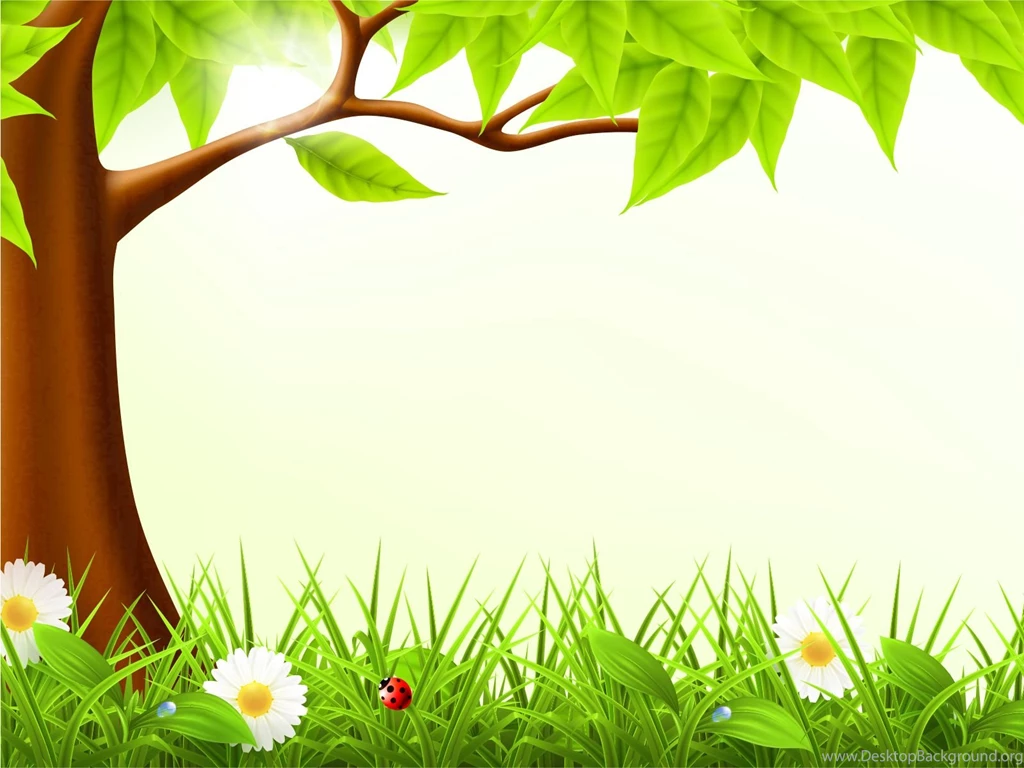 Cute Forest Spring Backgrounds Design, Green, Nature, Yellow ...